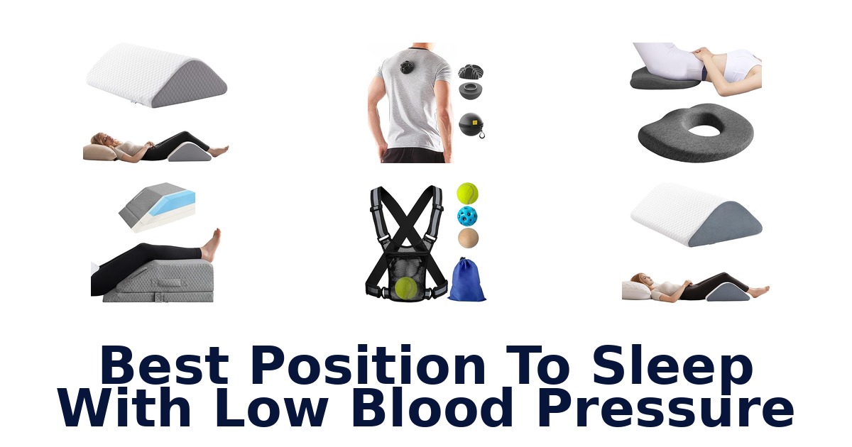 best position to sleep with low blood pressure