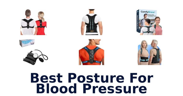 best posture for blood pressure