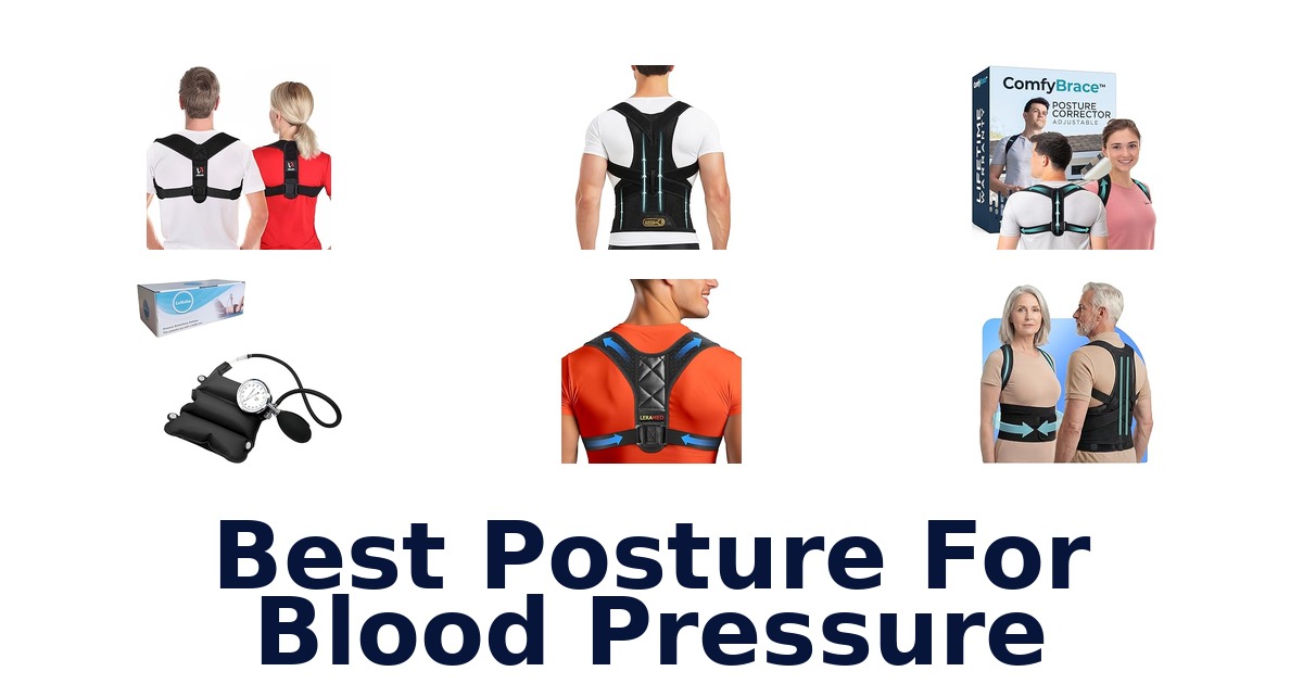 best posture for blood pressure