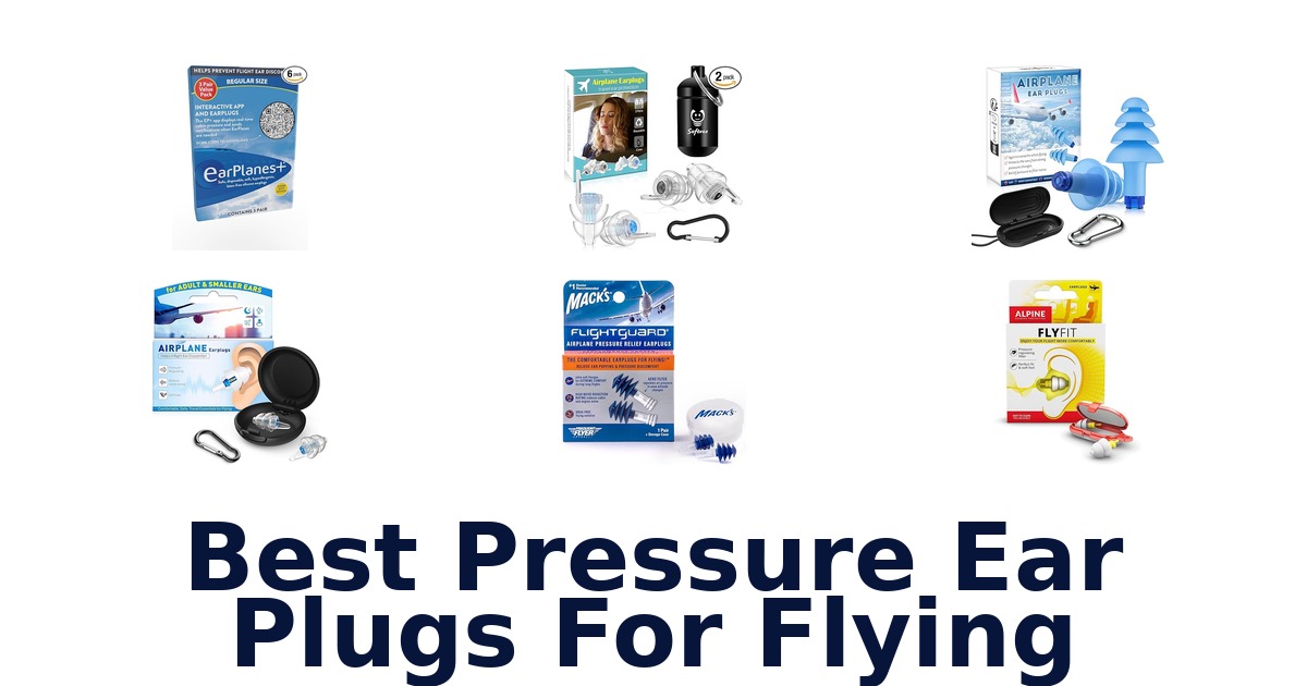 best pressure ear plugs for flying