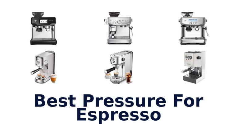 best pressure for espresso
