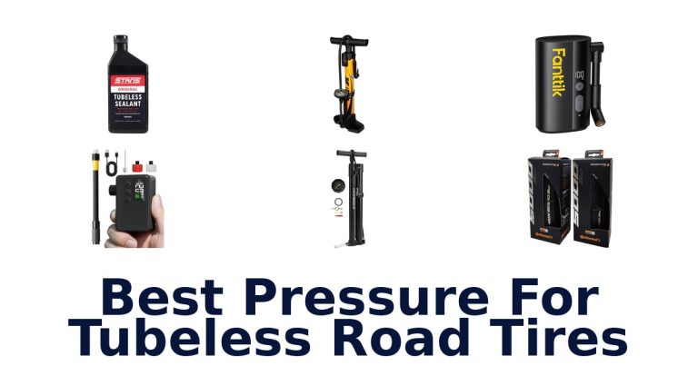 best pressure for tubeless road tires