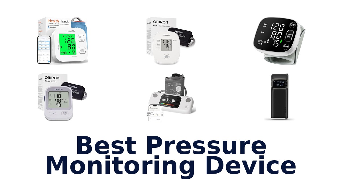 best pressure monitoring device