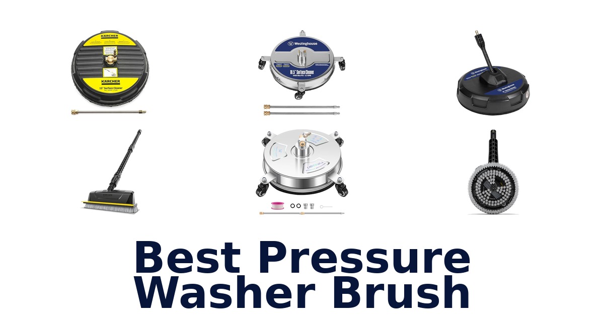 best pressure washer brush
