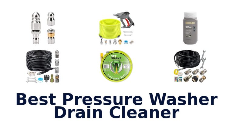 best pressure washer drain cleaner