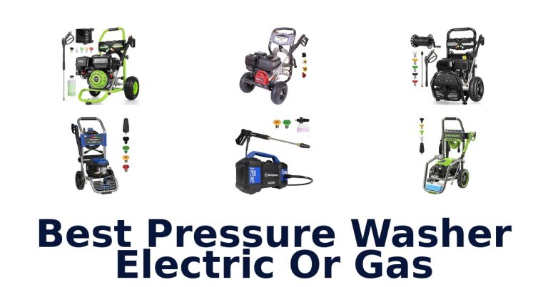 best pressure washer electric or gas