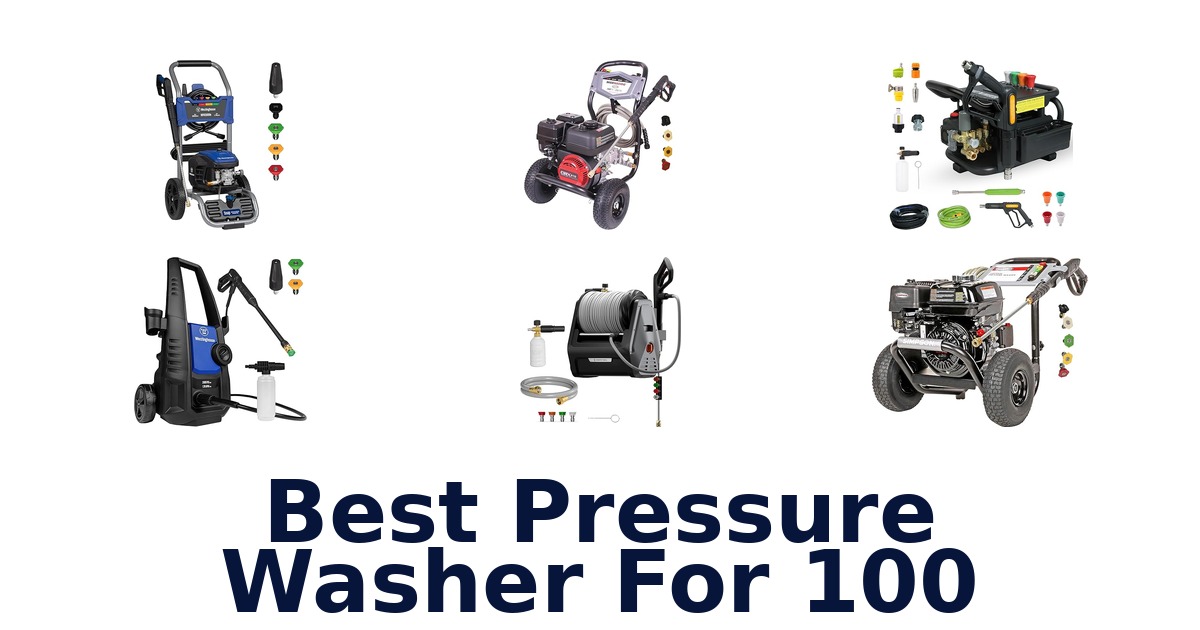 best pressure washer for 100