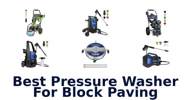 best pressure washer for block paving