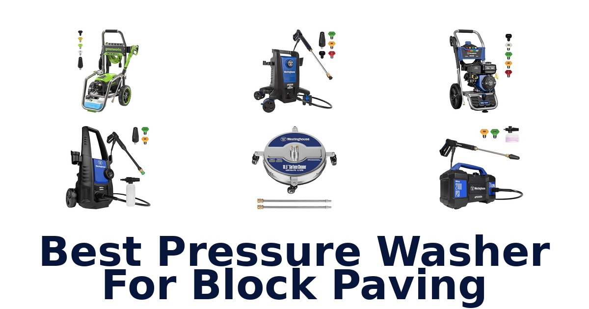 best pressure washer for block paving