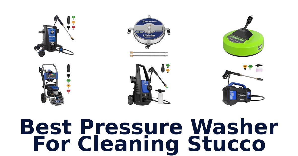 best pressure washer for cleaning stucco