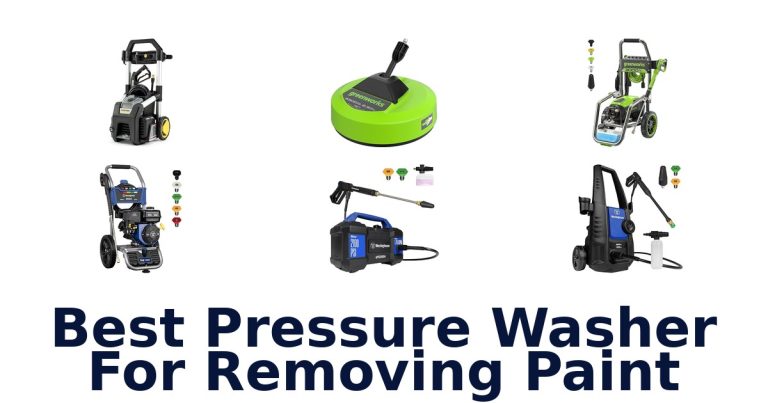 best pressure washer for removing paint
