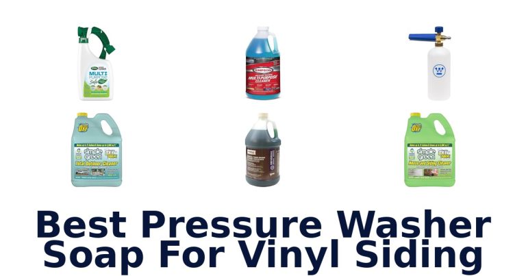 best pressure washer soap for vinyl siding