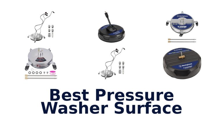 best pressure washer surface