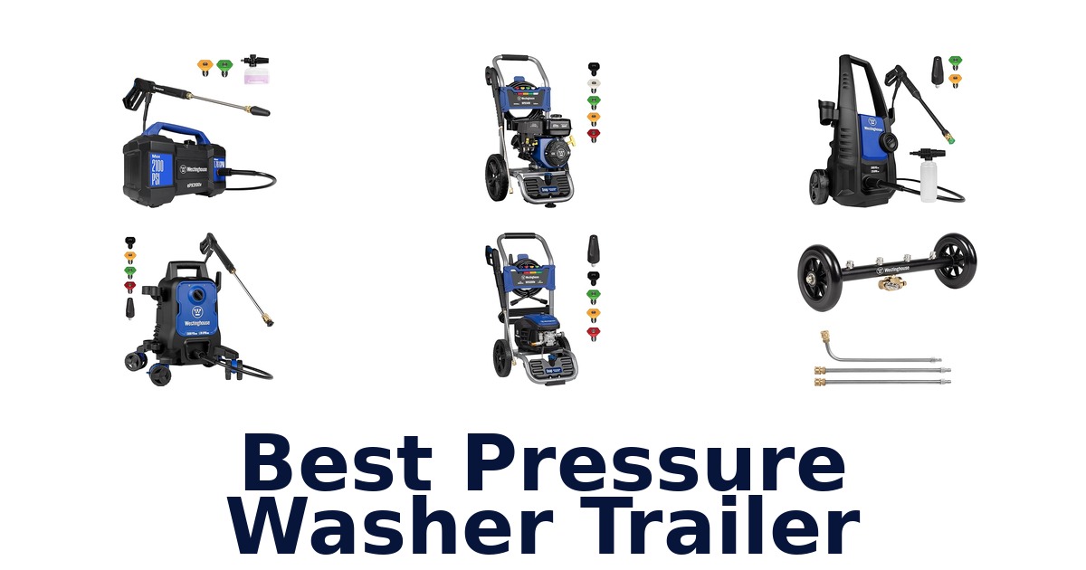 best pressure washer trailer
