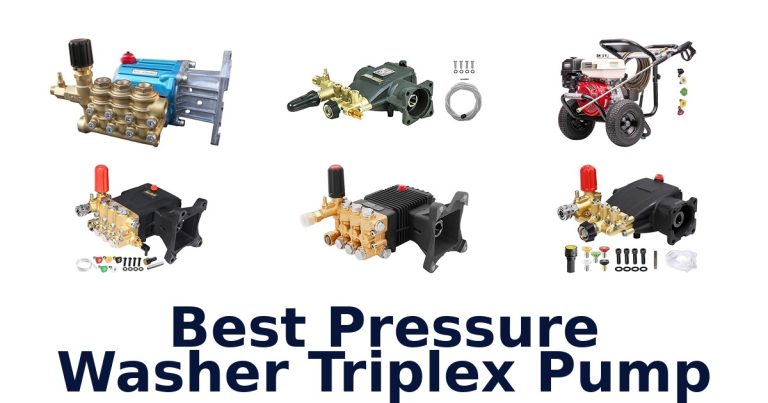 best pressure washer triplex pump