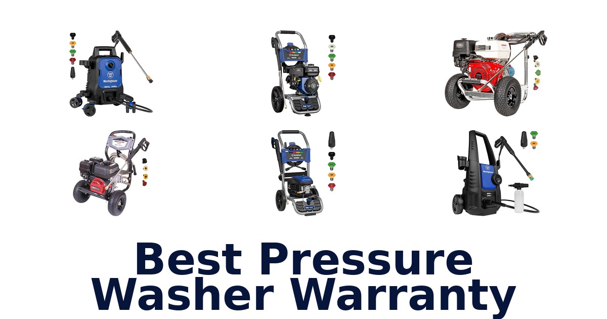 best pressure washer warranty