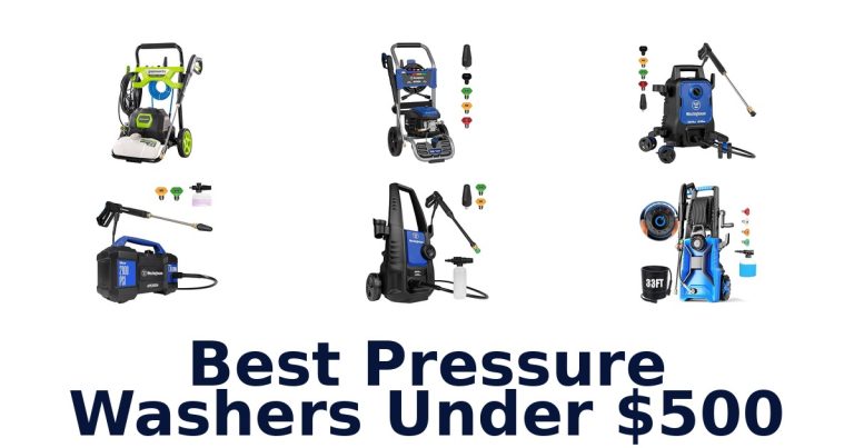 best pressure washers under $500