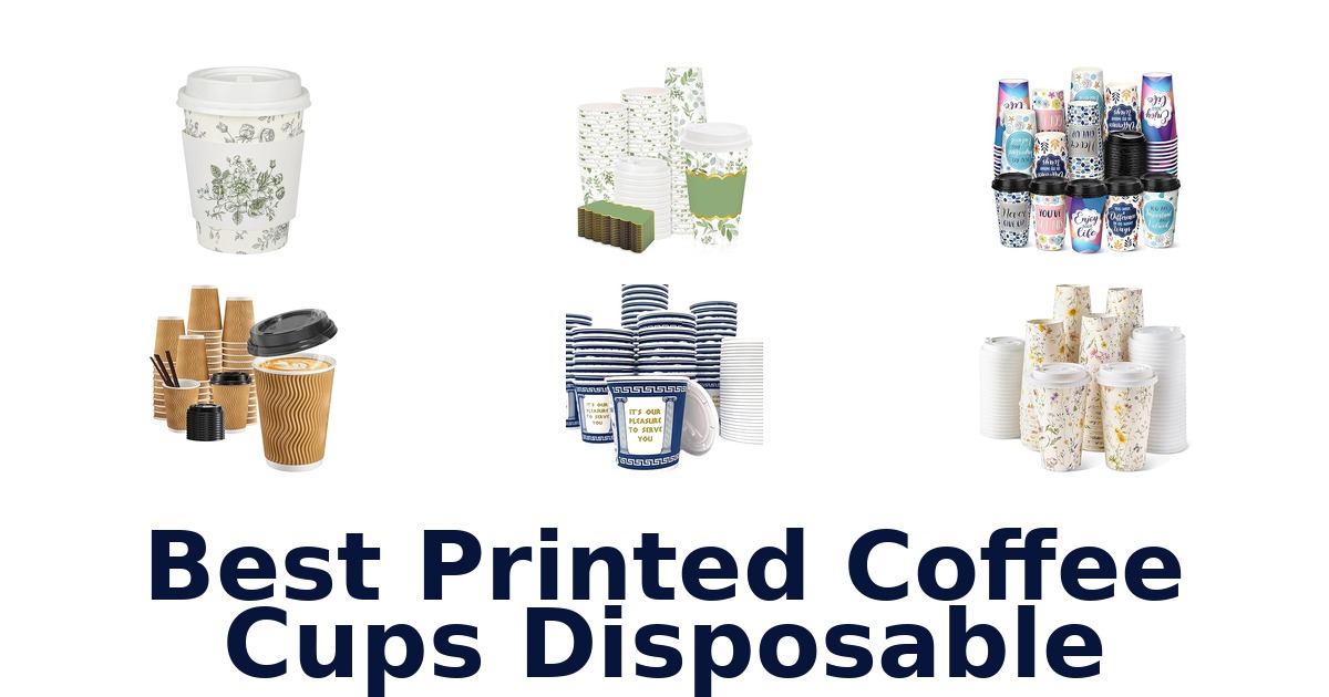 best printed coffee cups disposable