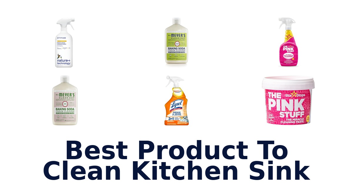 best product to clean kitchen sink