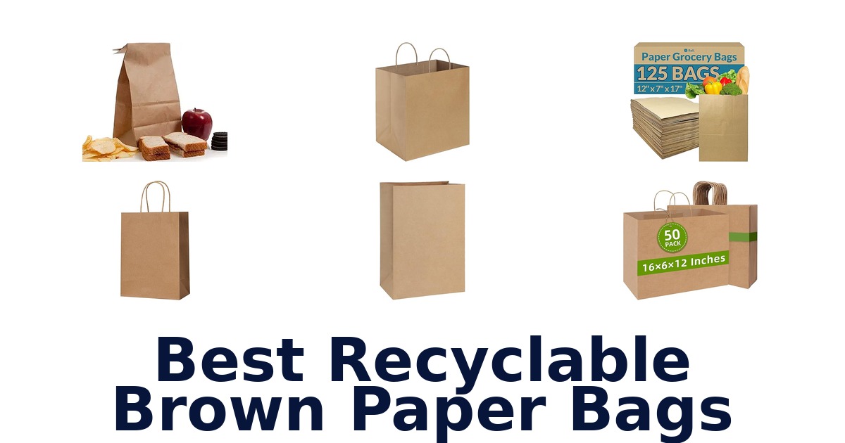 best recyclable brown paper bags