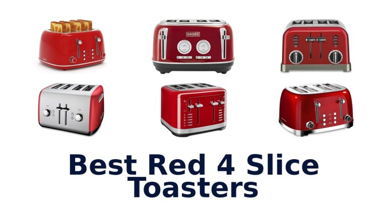 best red 4 slice toasters