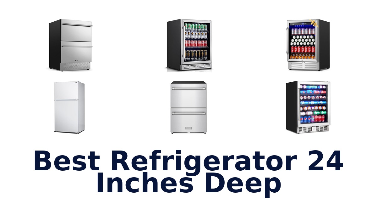 best refrigerator 24 inches deep