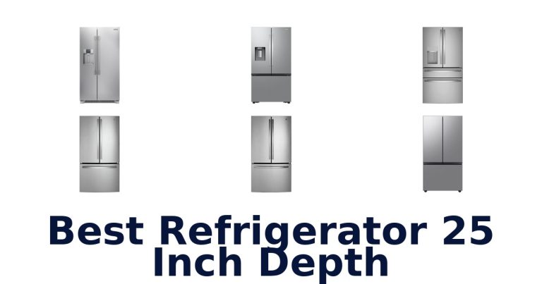 best refrigerator 25 inch depth