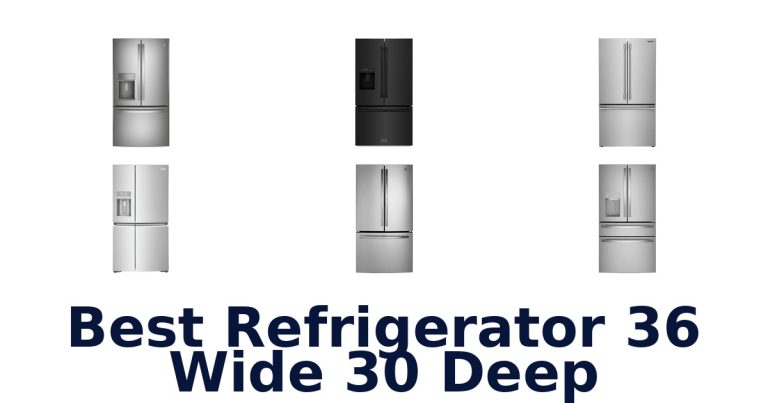best refrigerator 36 wide 30 deep