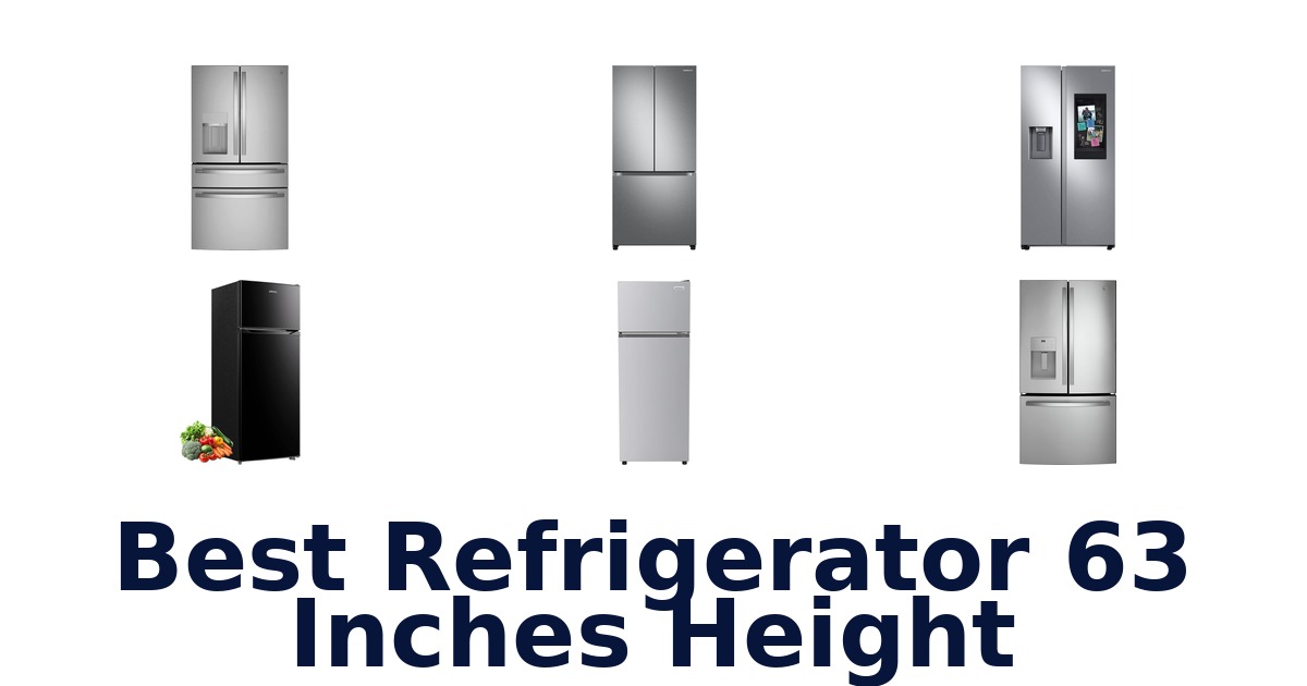 best refrigerator 63 inches height