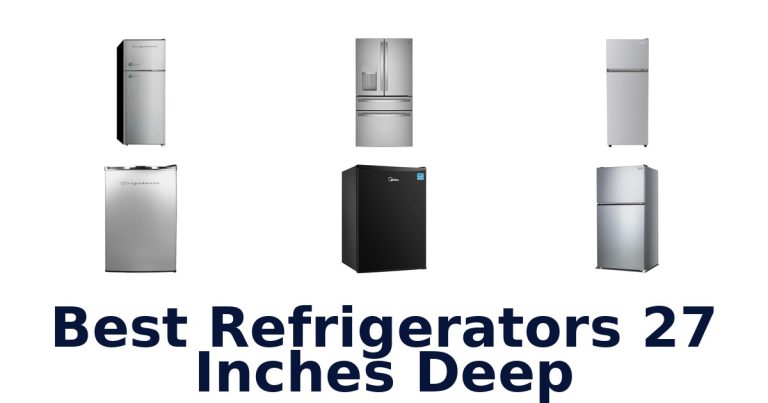 best refrigerators 27 inches deep