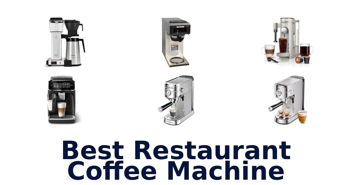best restaurant coffee machine