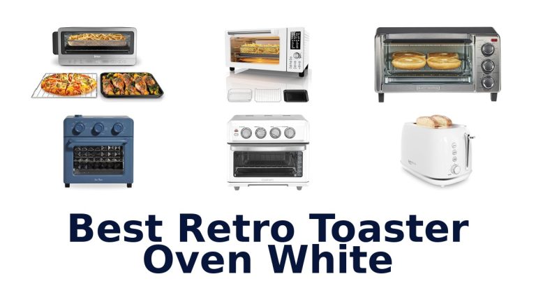 best retro toaster oven white