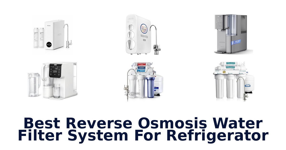 best reverse osmosis water filter system for refrigerator