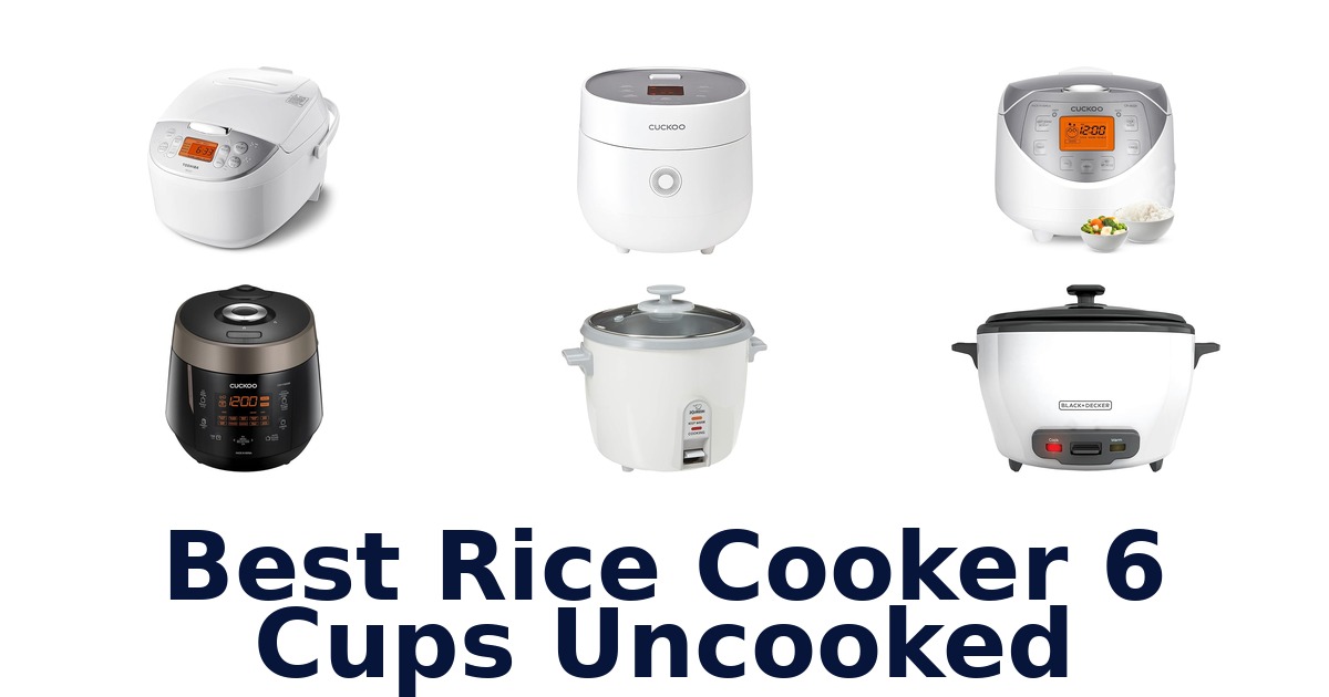 best rice cooker 6 cups uncooked