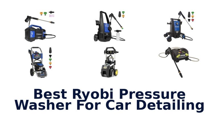 best ryobi pressure washer for car detailing