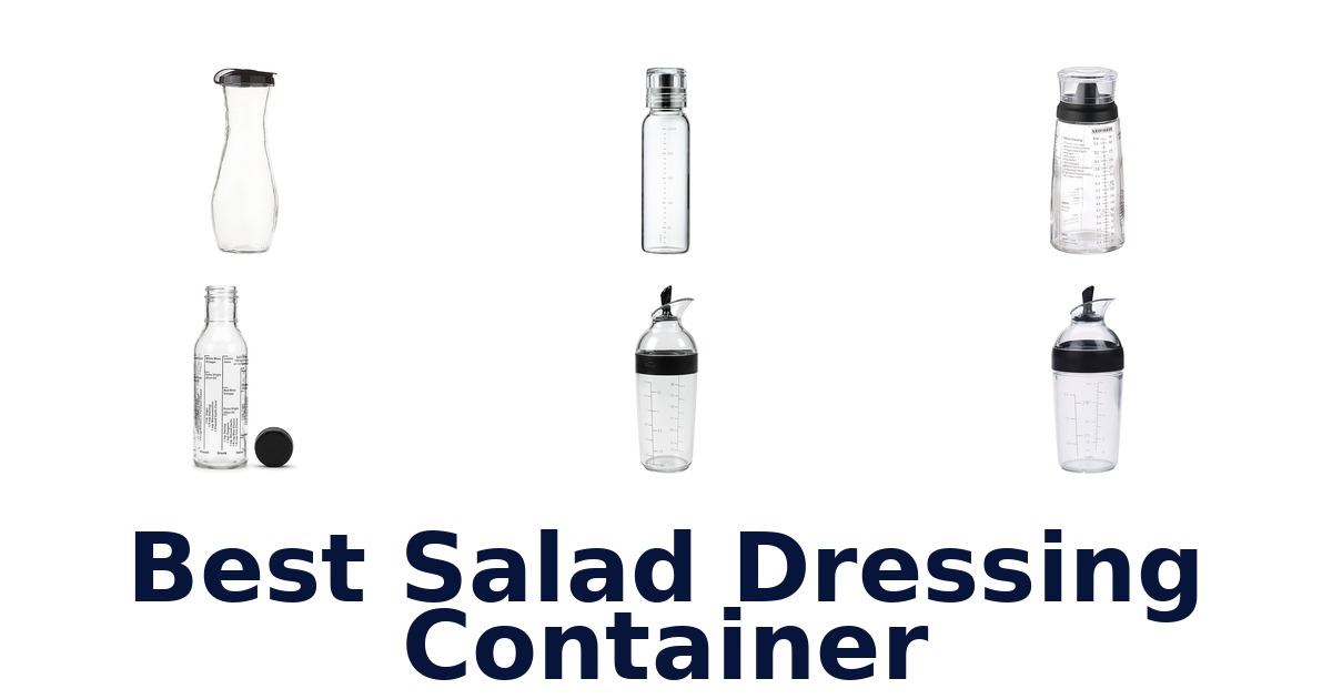 best salad dressing container