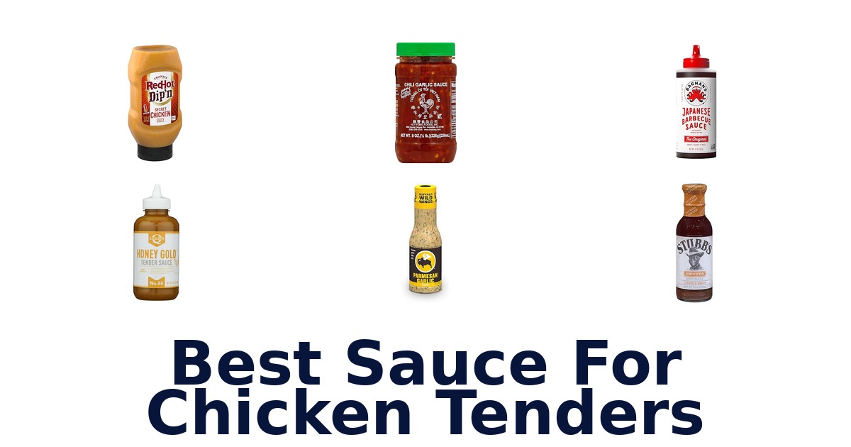 best sauce for chicken tenders