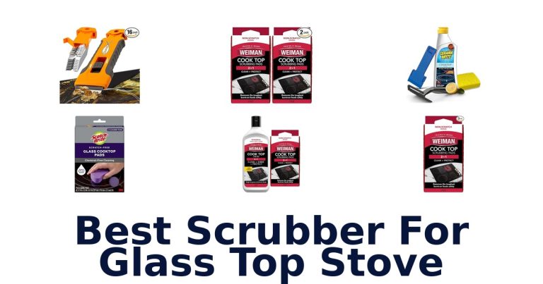 best scrubber for glass top stove