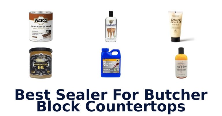 best sealer for butcher block countertops