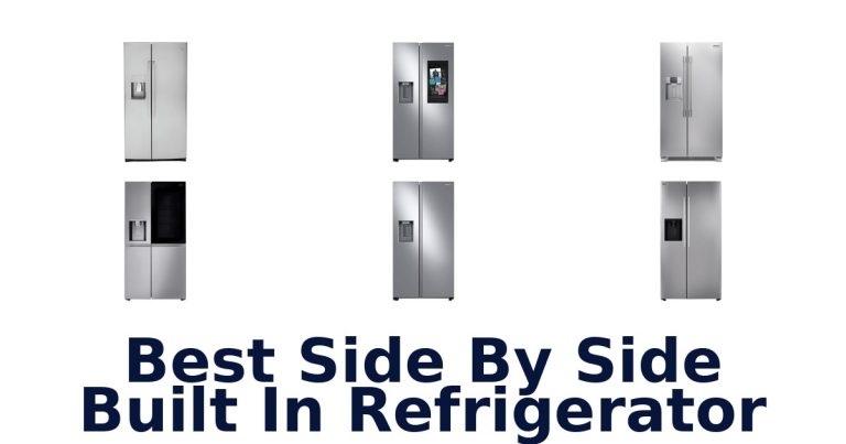 best side by side built in refrigerator