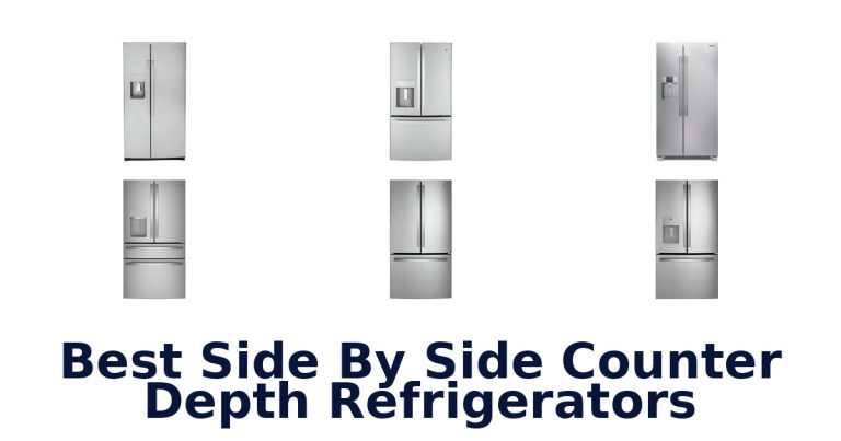 best side by side counter depth refrigerators