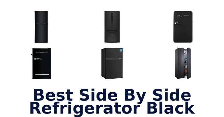 best side by side refrigerator black