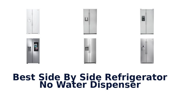 best side by side refrigerator no water dispenser