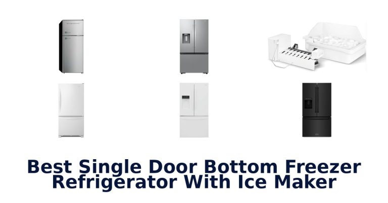 best single door bottom freezer refrigerator with ice maker