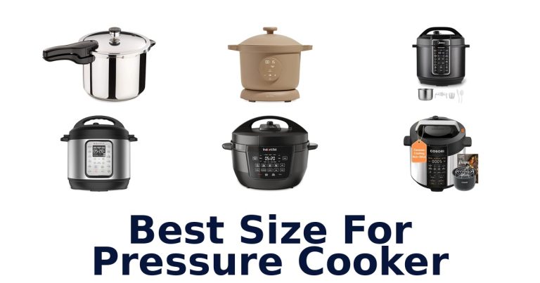 best size for pressure cooker