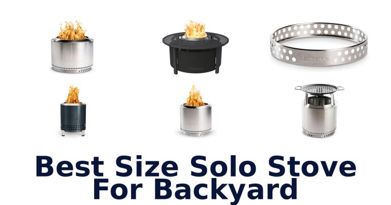 best size solo stove for backyard