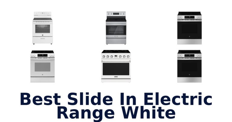 best slide in electric range white