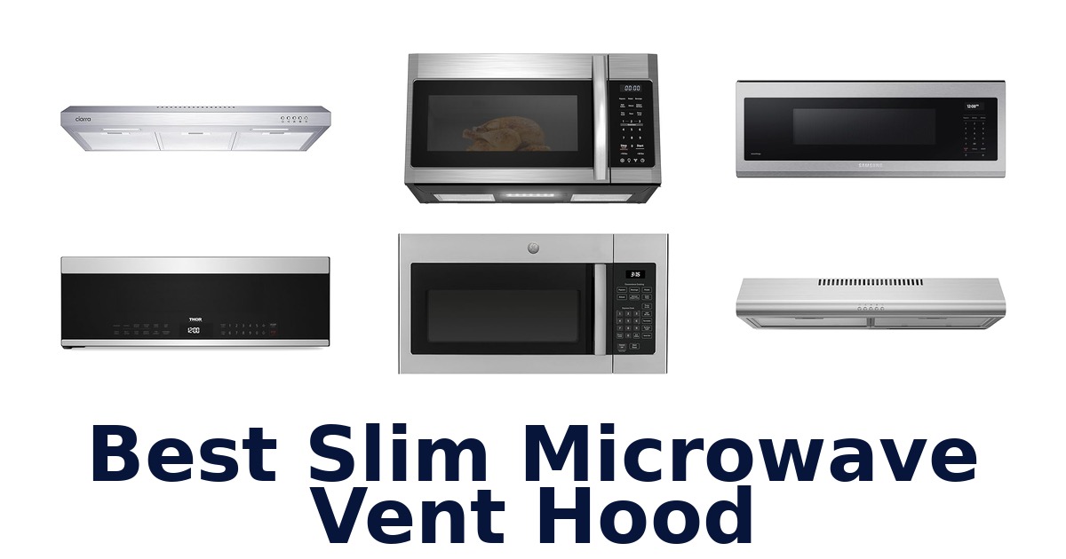 best slim microwave vent hood