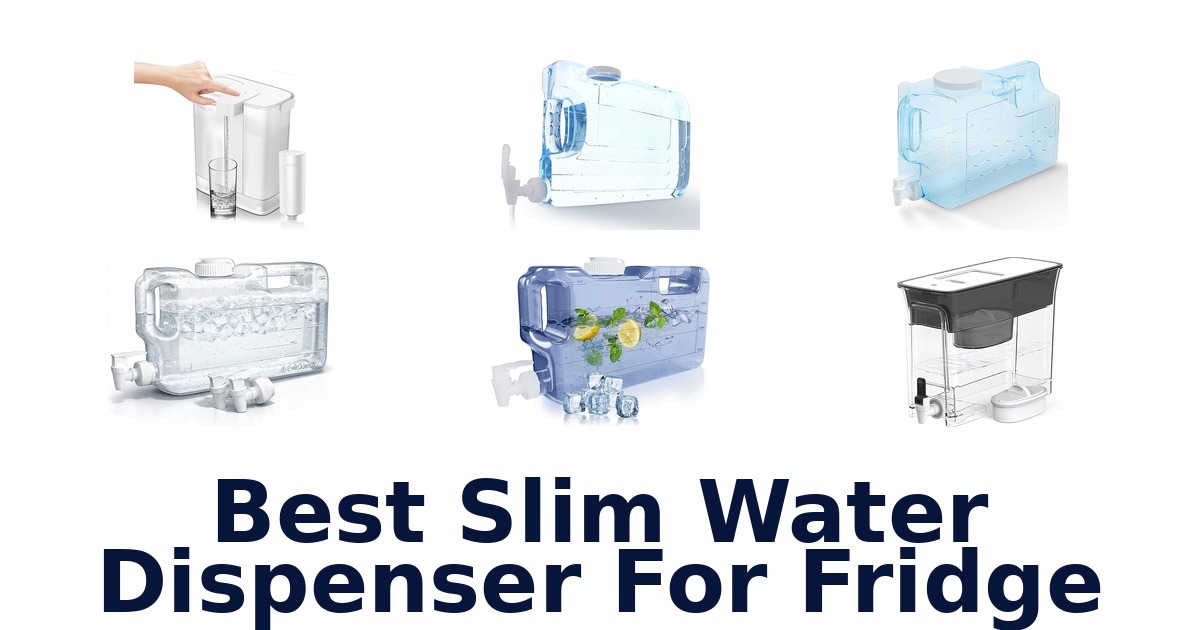 best slim water dispenser for fridge