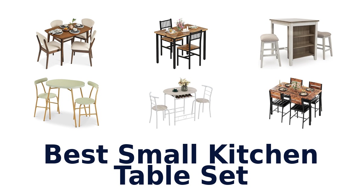 best small kitchen table set
